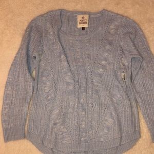 Women’s blue sweater